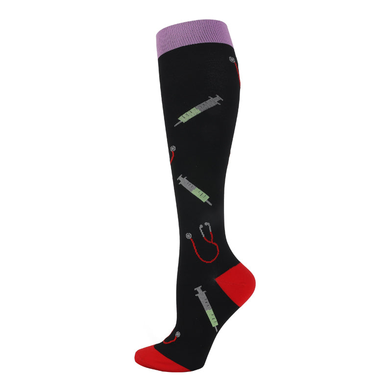 MediSupport Unisex Compression Socks (Black)