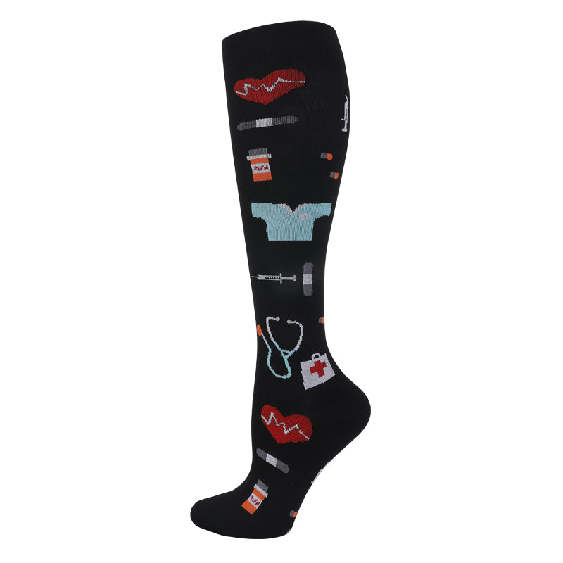 MediSupport Unisex Compression Socks (Black)