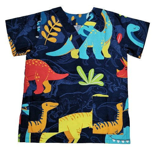 Dinosaur Adventure Nurse Scrubs - Playful, Comfortable & Practical